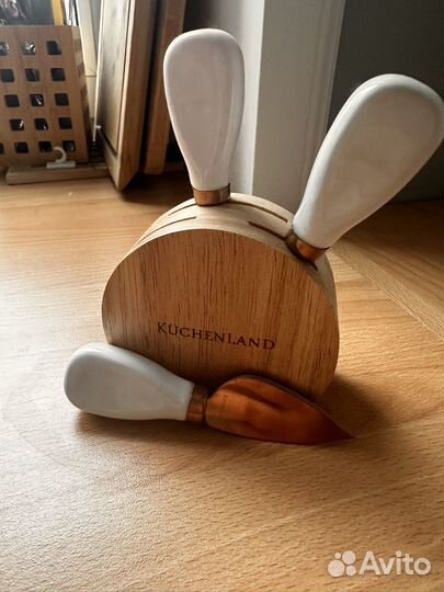 Набор для сыра, 4 пр, на подставке