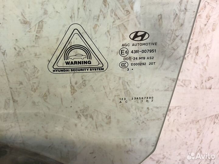 Стекло передней левой дверь Hyundai ix35