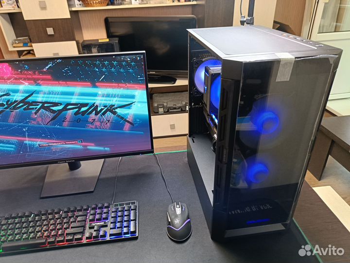 Мощный игровой комп Ryzen5 5500+ RTX 3060 Ti