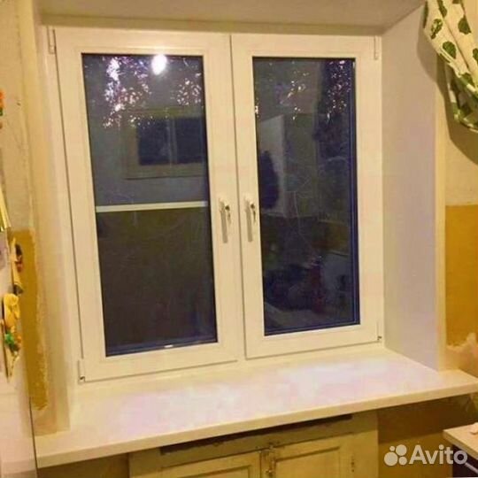 Пластиковое окно новое с установкой