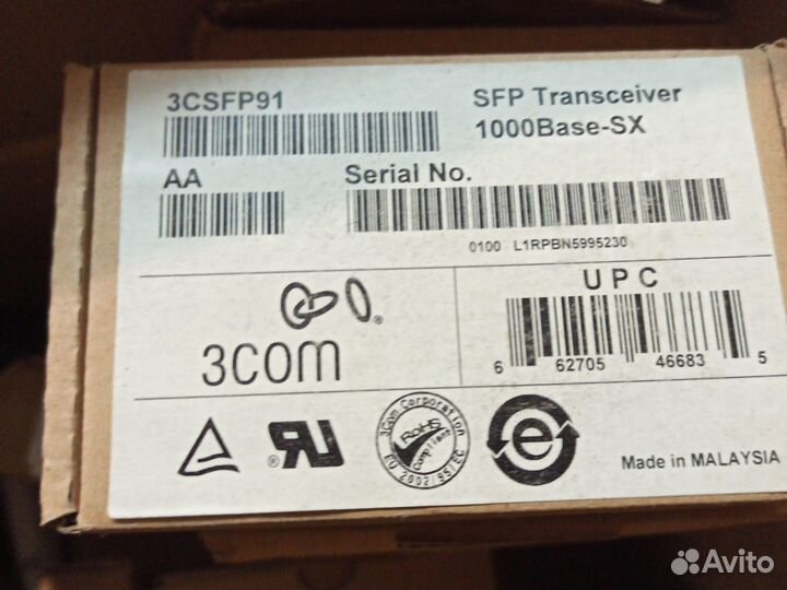 Трансивер 3Com 3csfp91
