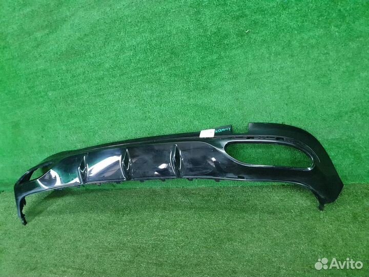 Юбка заднего бампера Mercedes S W223 (2020-н.в.) AMG