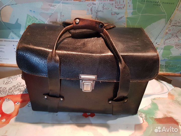 Саквояж кожаный фото СССР