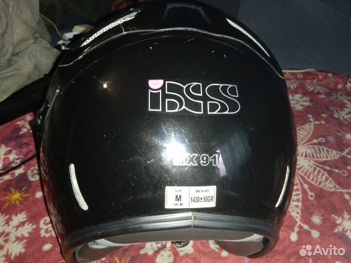 Открытый шлем HX 91 IXS Чёрный