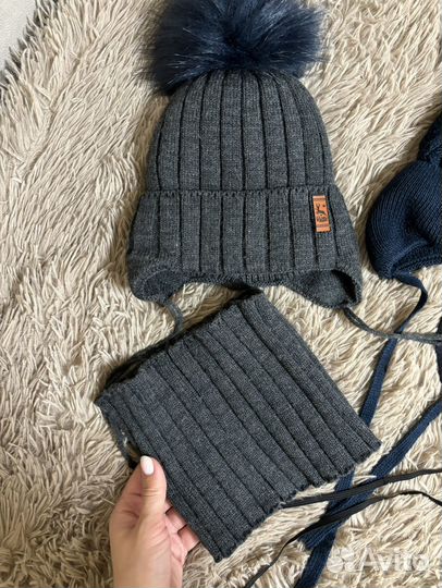 Шапка, варежки, снуд детские пакетом