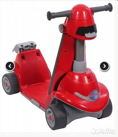 Машинка-каталка самокат-трансформер