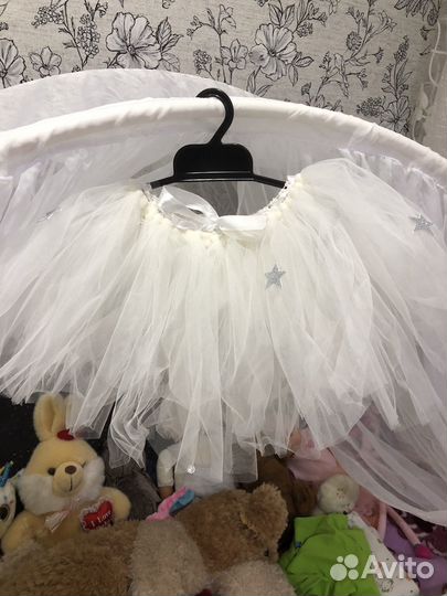 Ободок и юбка звездочки 5-6 лет