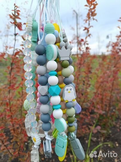 Силиконовый держатель для пустышки