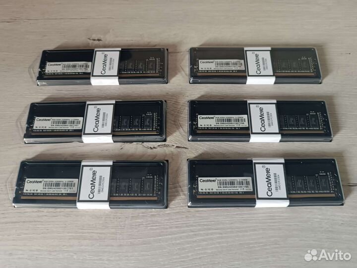 Память Ceamere DDR3/DDR4 4/8 Gb 1600/3200 MHz