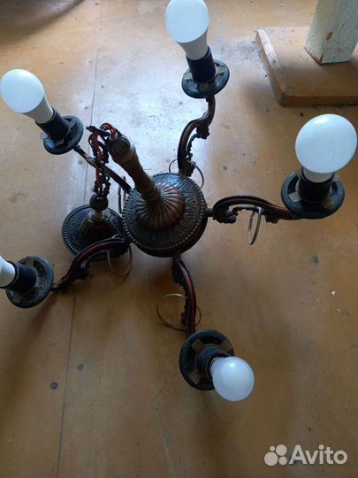 Люстра под бронзу