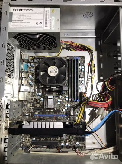 Игровой компьютер в сборе