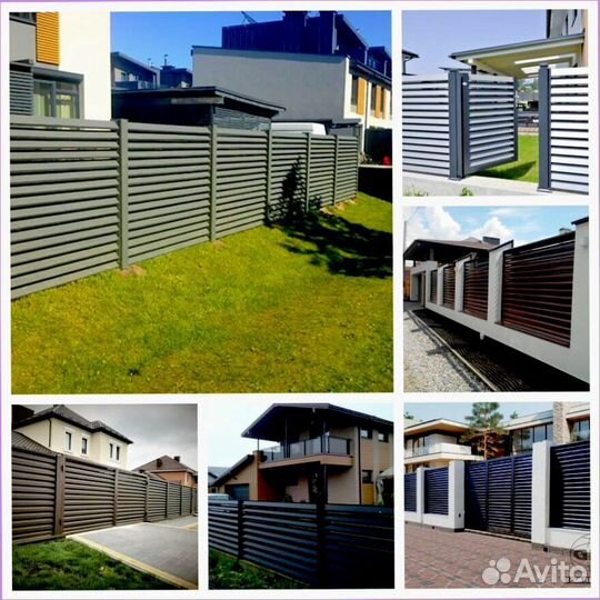 Металлический забор Жалюзи / Ранчо