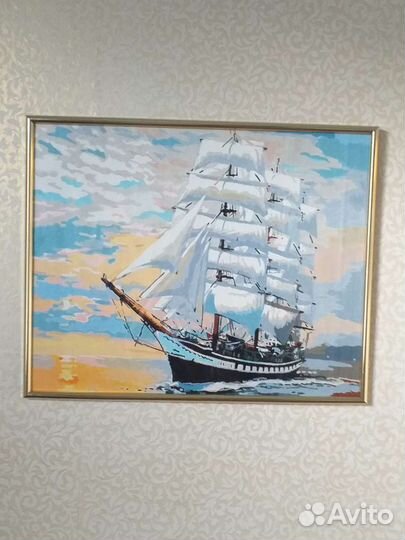 Готовая картина по номерам