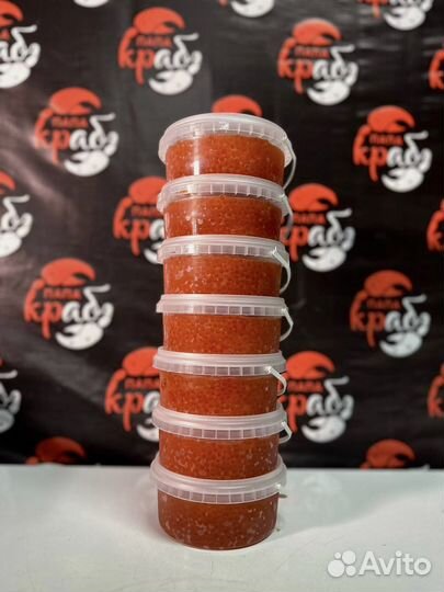 Красная икра кета