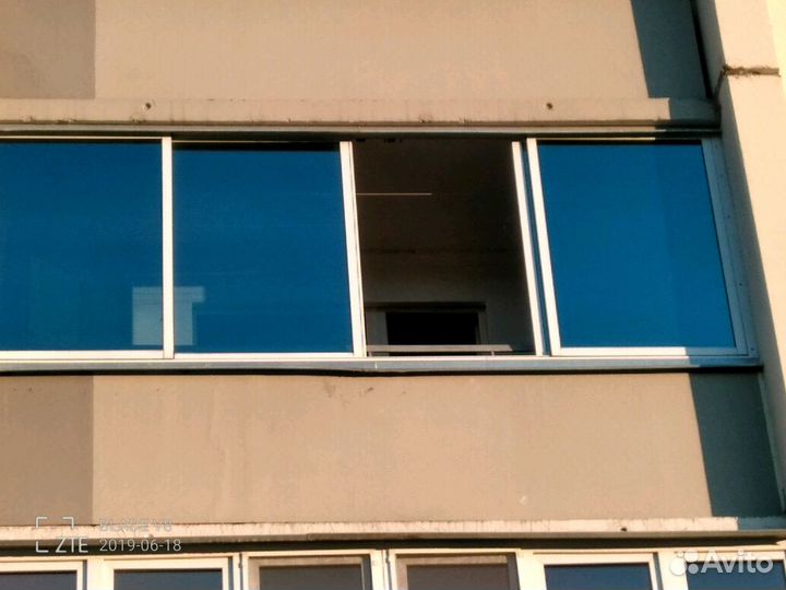 Тонирование балконов и любого вида остекления