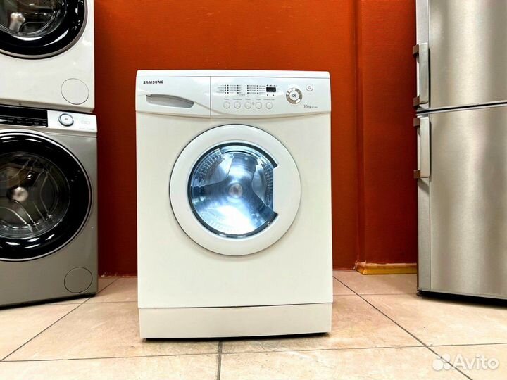 Стиральная машина узкая бу Samsung. Гарантия