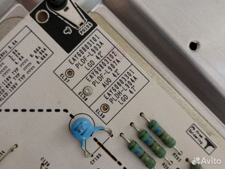 Блок питания P/N :3pcgc10008A-R LG 42LE5300