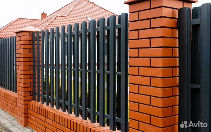 Забор металлический под ключ качественно
