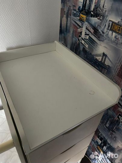 Детская кроватка трансформер с комодом