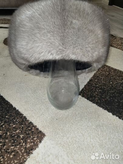 Норковая шапка мужская ушанка