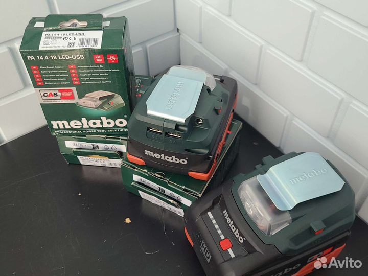 Фонарик. USB адаптер Metabo pa 14,4-18 led usb