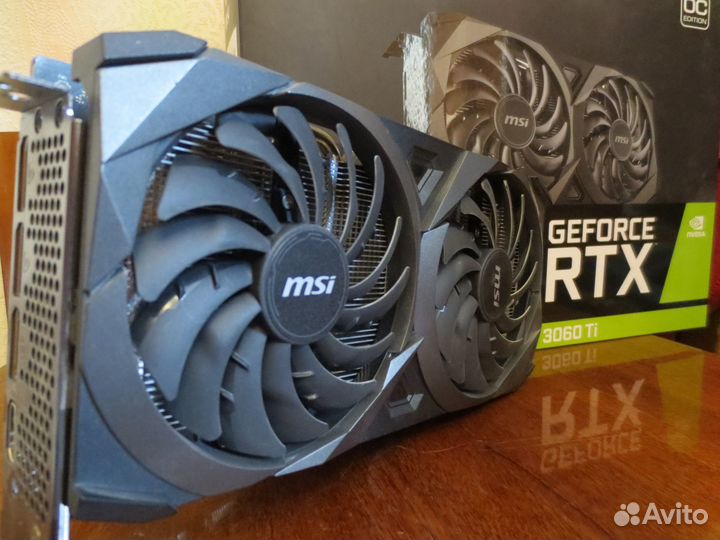 Видеокарта RTX3060ti ventus 2X OC 8GB