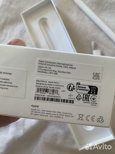 Стилус Apple pencil 1 новый