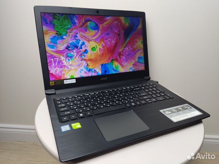 Шикарный Acer FullHD Core i3 8th, 12Gb, SSD, MX130