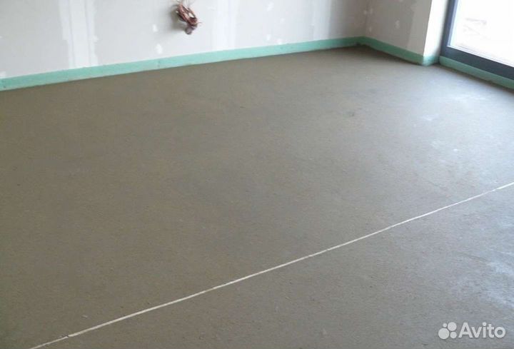 Полусухая стяжка пола