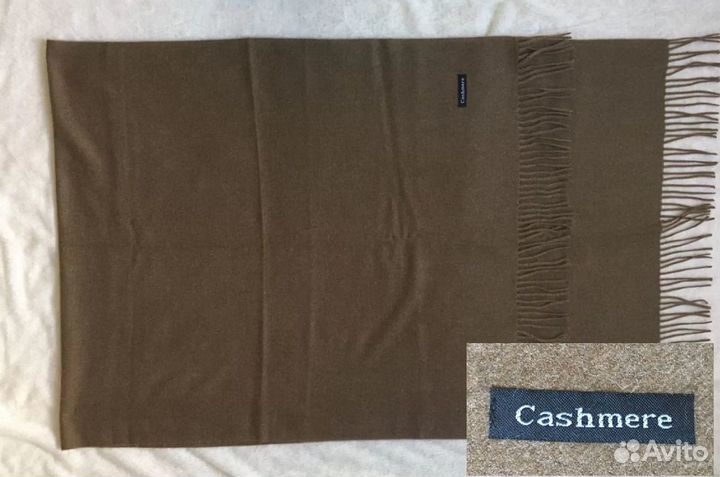 Шарф-палантин женский кашемир шерсть акрил