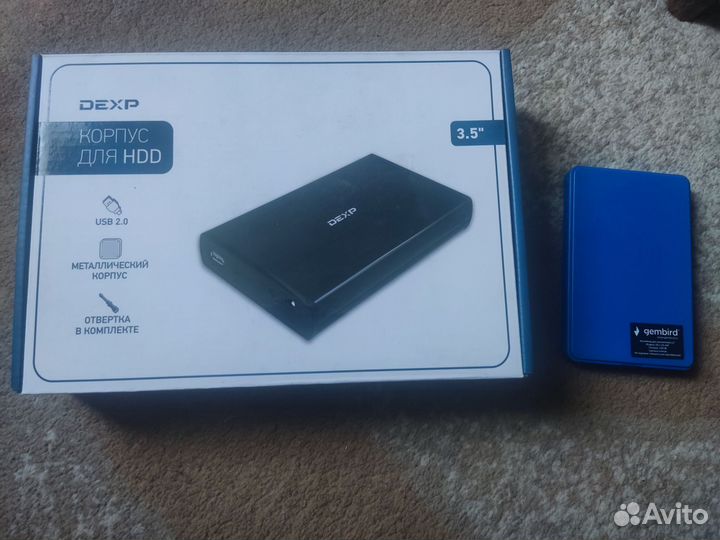 Внешний корпус для hdd 3.5, ssd 2.5