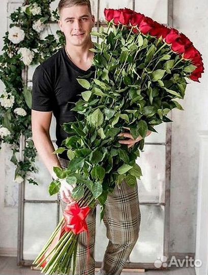 Высокие розы