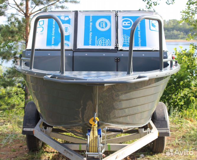 Алюминиевая лодка Verta 400 DC Новая в наличии