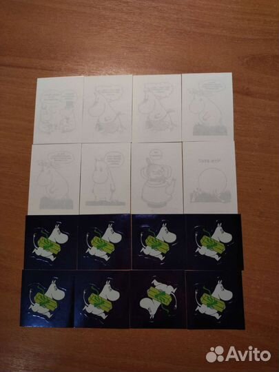 Наклейки Муми Тролль + тату