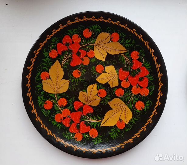 Тарелки-панно Хохлома СССР декоративные