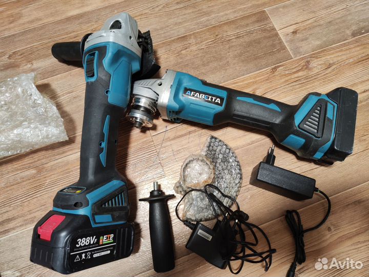 Китайская аккумуляторная болгарка ушм