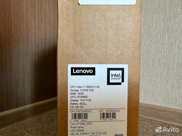 Игровой Lenovo 15.6