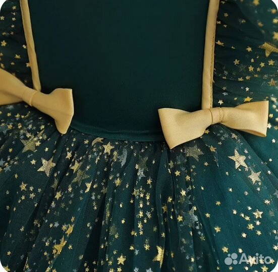 Новогоднее платье для девочки Ёлочка 104-128