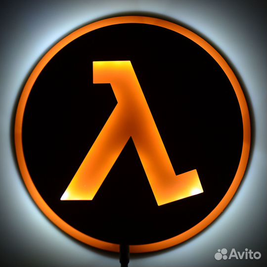 Настенный ночник-светильник half-life lambda