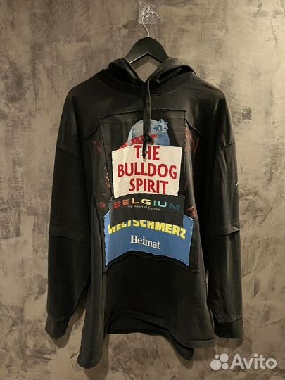 Vetements bulldog худи