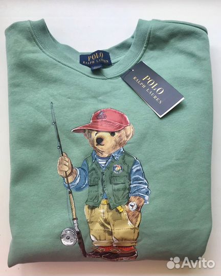 Ralph lauren свитшот футболка polo bear оригинал