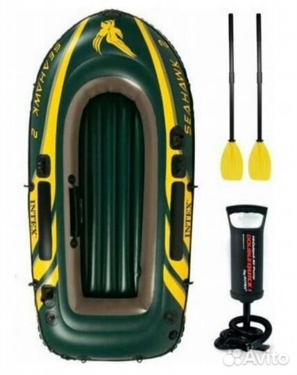 Лодка надувная резиновая весельная