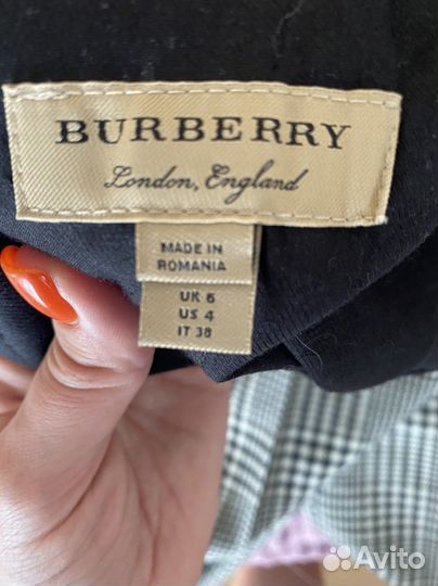 Шерстяные брюки Burberry оригинал