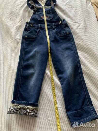 Джинсовый комбинезон