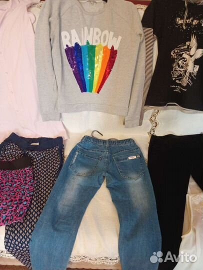 Вещи пакетом на девочку 12-14 лет