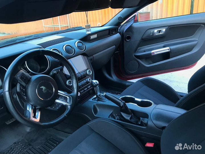 Ford Mustang 2.3 AT, 2018, битый, 76 500 км