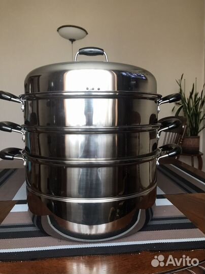 Мантоварка из нержавеющей стали Mayer & Boch