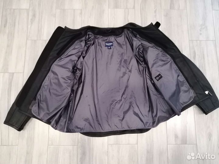 Мотокуртка кожаная Triumph мужская