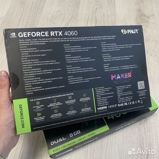 Видеокарта RTX 4060 8gb
