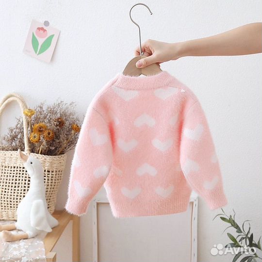 Свитер для девочки 92 98 104